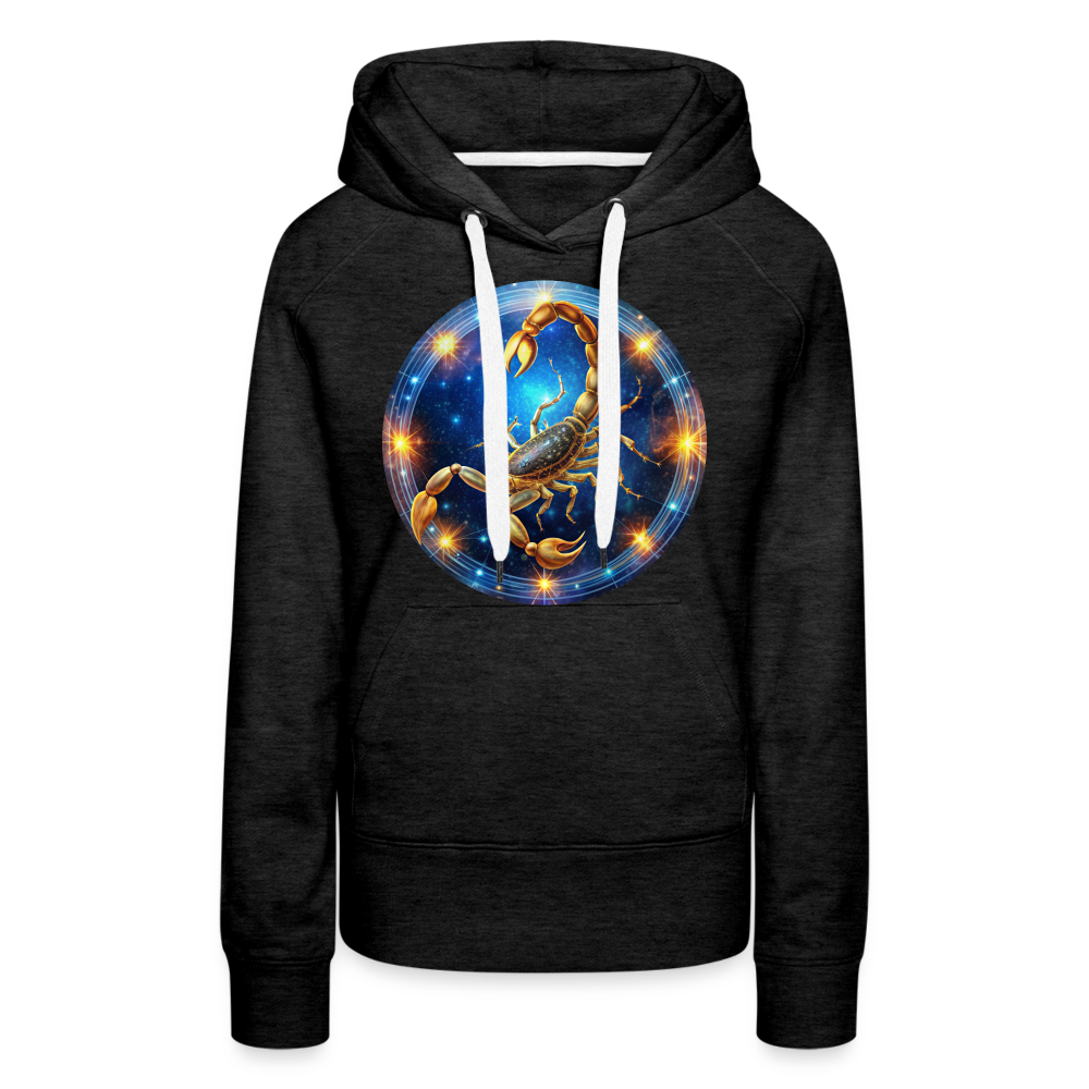 Women’s Mystic Scorpio Premium Hoodie - charcoal grey