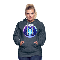 Thumbnail for Women’s Magic Gemini Premium Hoodie - heather denim