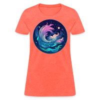 Thumbnail for Women's Magic Aquarius T-Shirt - heather coral