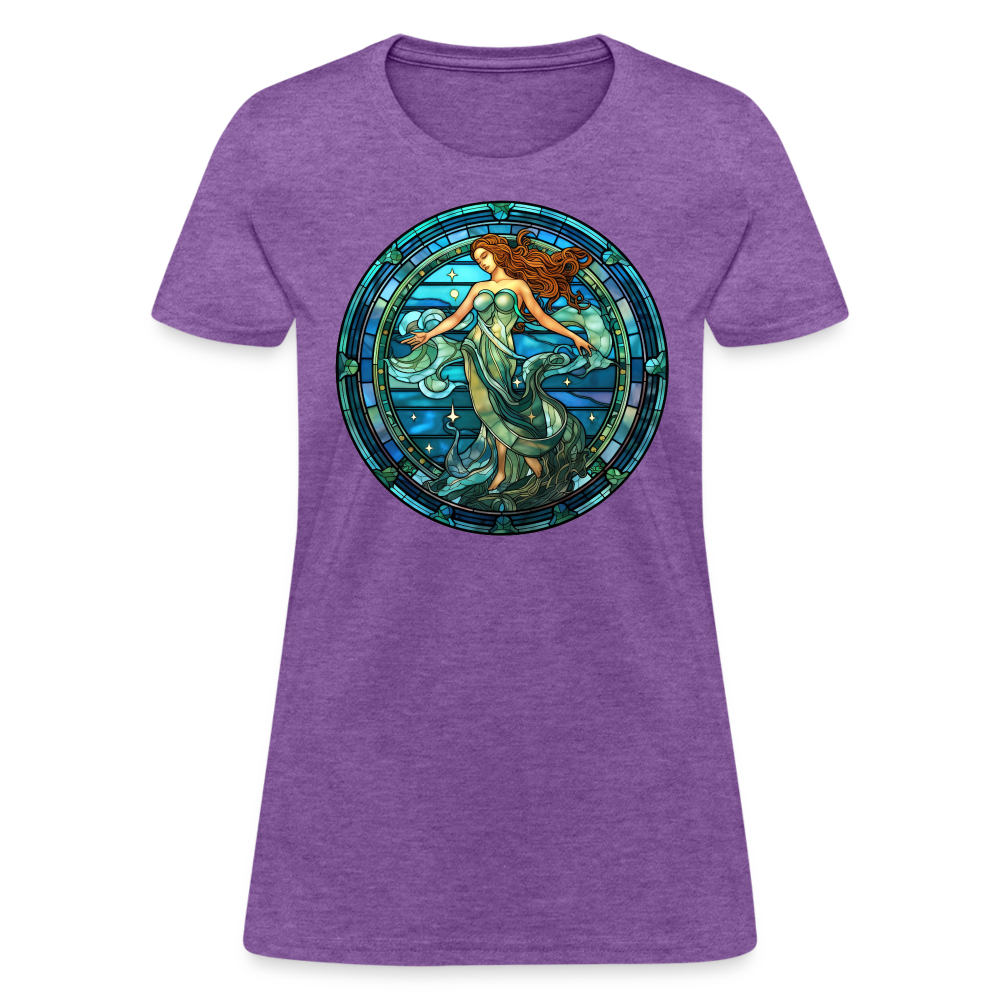 Women's Mosaic Aquarius T-Shirt - purple heather