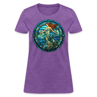 Thumbnail for Women's Mosaic Aquarius T-Shirt - purple heather