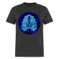 Thumbnail for Men's Stellar Virgo Classic T-Shirt - heather black