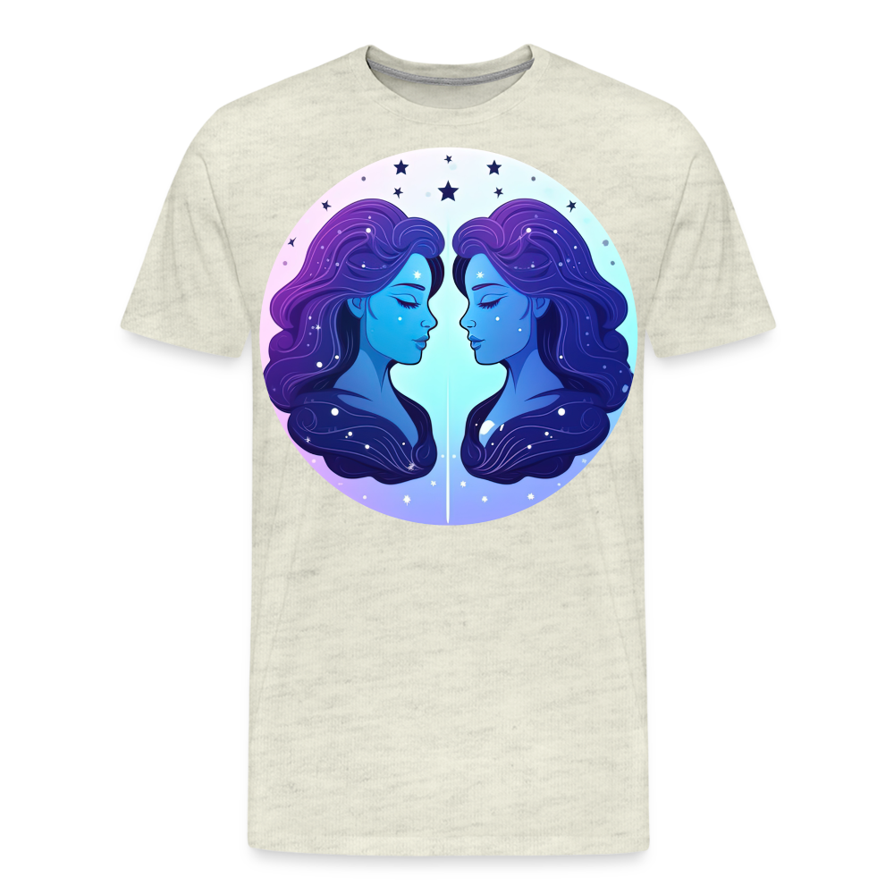 Men's Magic Gemini Premium T-Shirt - heather oatmeal