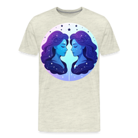 Thumbnail for Men's Magic Gemini Premium T-Shirt - heather oatmeal