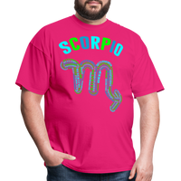 Thumbnail for Men's Power Words Scorpio Classic T-Shirt - fuchsia