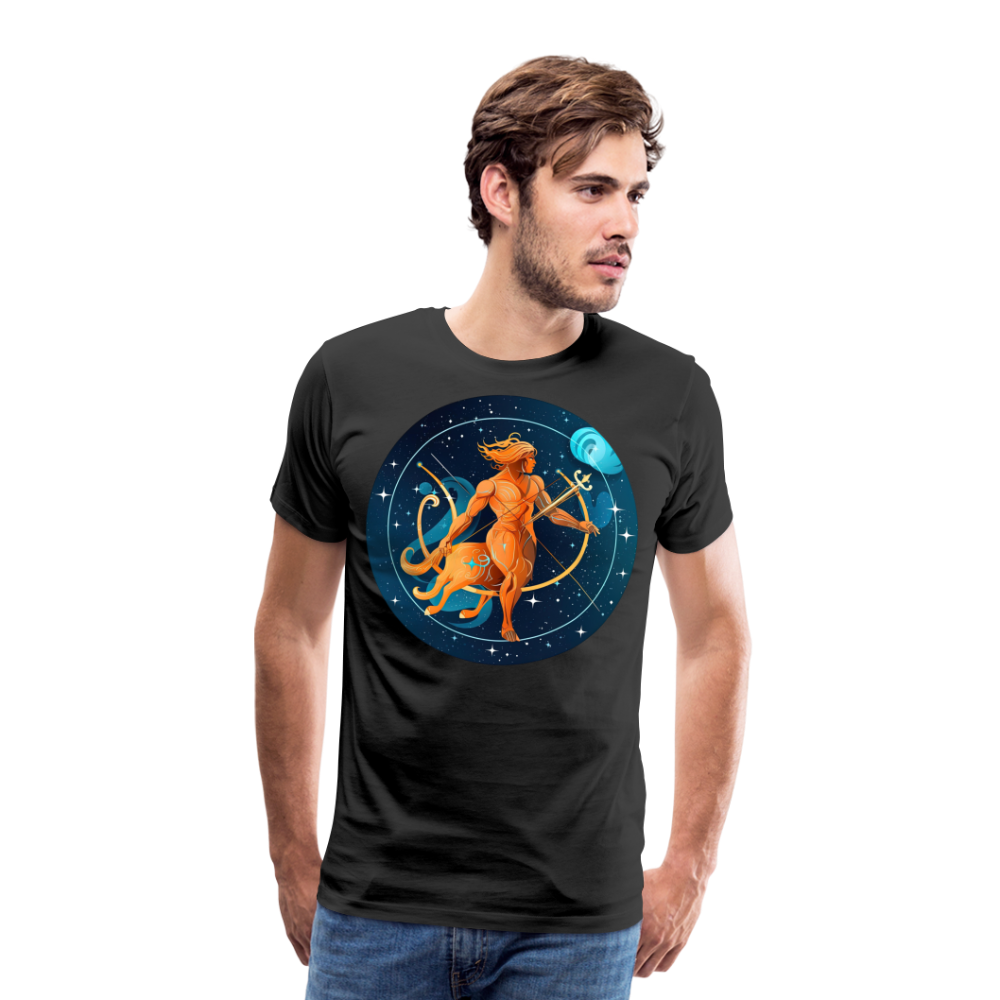 Men's Mythical Sagittarius Premium T-Shirt - black