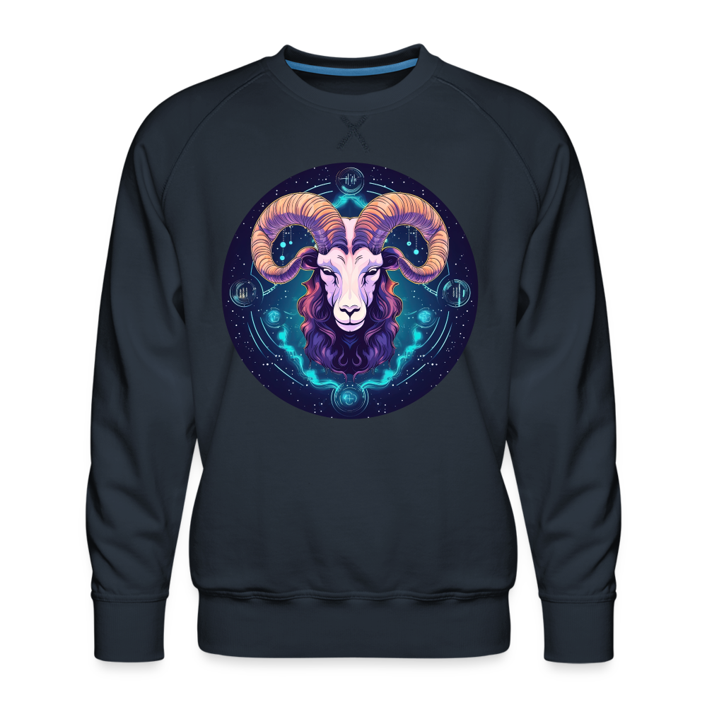 Men’s Mystic Aries Premium Sweatshirt - navy