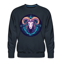 Thumbnail for Men’s Mystic Aries Premium Sweatshirt - navy