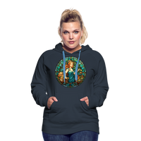 Thumbnail for Women’s Mosaic Virgo Premium Hoodie - navy