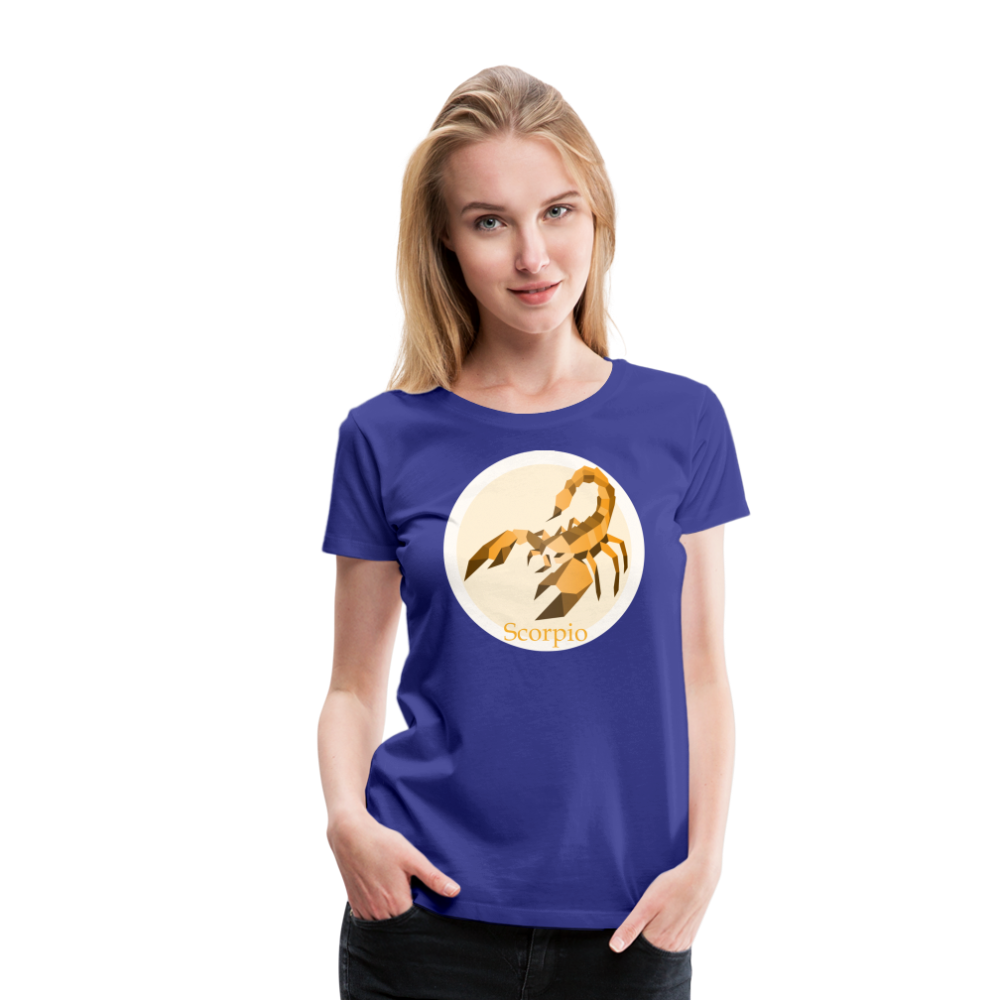 Women’s Mosaic Scorpio Premium T-Shirt - royal blue