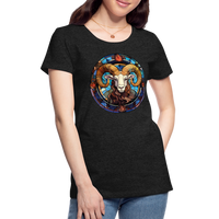 Thumbnail for Women’s Mosaic Aries Premium T-Shirt - charcoal grey