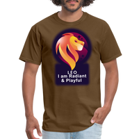 Thumbnail for Men's Glow Leo Classic T-Shirt - brown