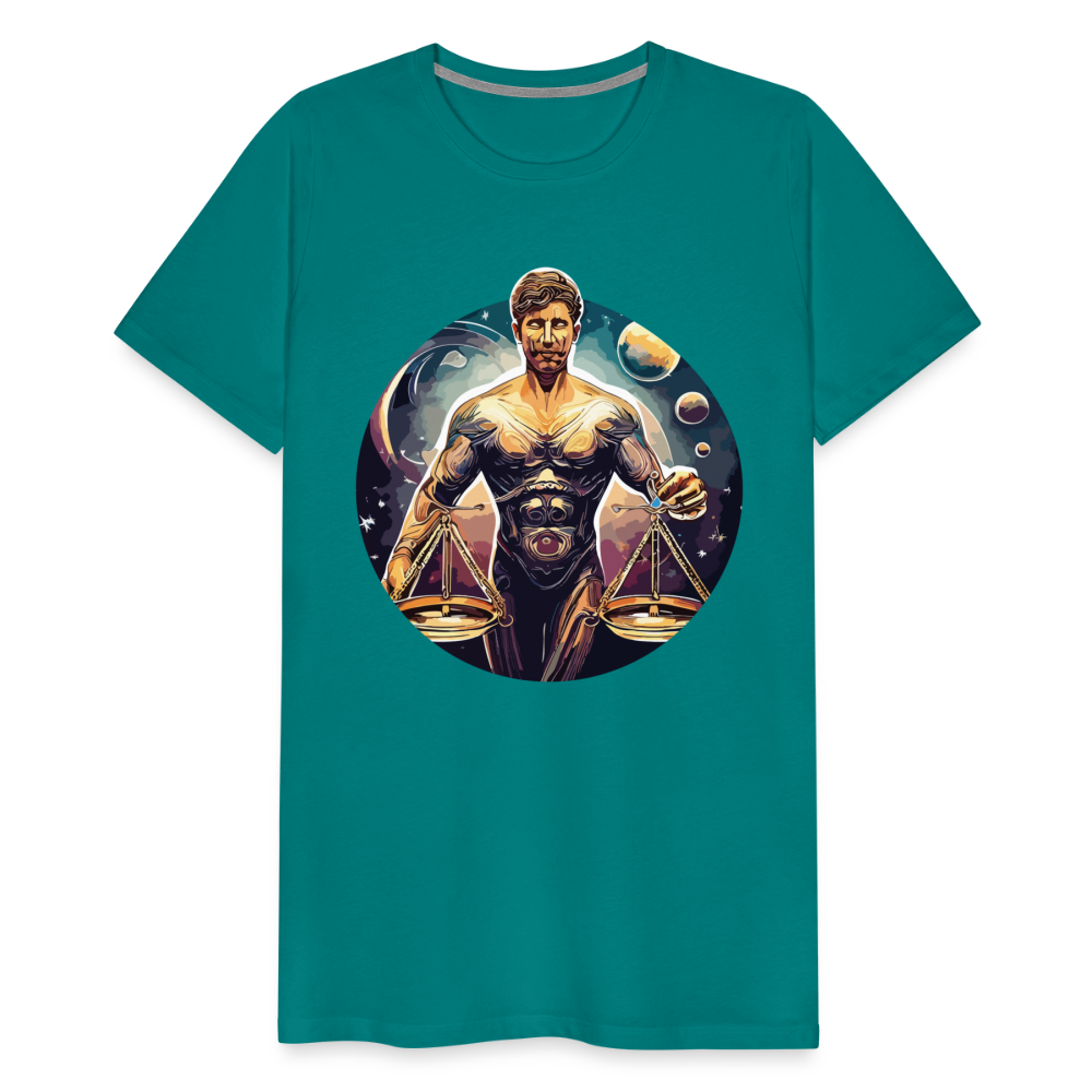 Men's Mythical Libra Premium T-Shirt - teal