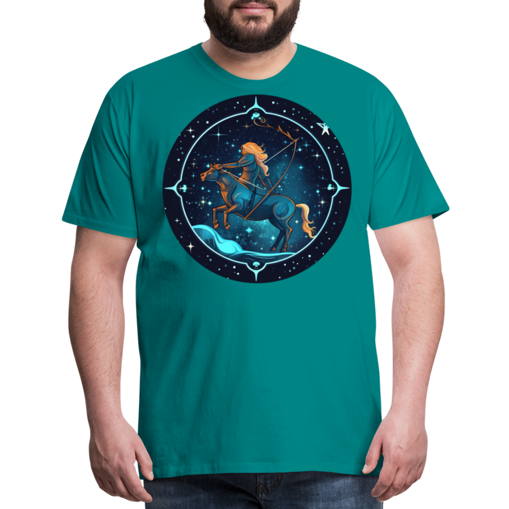 Men's Magic Sagittarius Premium T-Shirt - teal