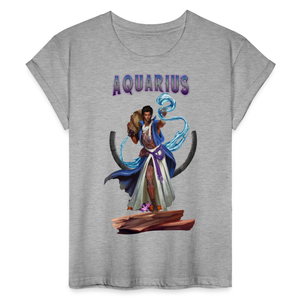 Women's Astral Aquarius Relaxed Fit T-Shirt - heather gray