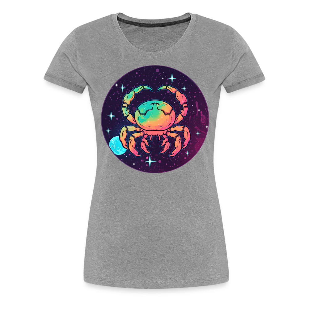 Women’s Mystic Cancer Premium T-Shirt - heather gray