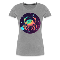 Thumbnail for Women’s Mystic Cancer Premium T-Shirt - heather gray