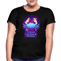 Thumbnail for Women's Neon Cancer Relaxed Fit T-Shirt - black