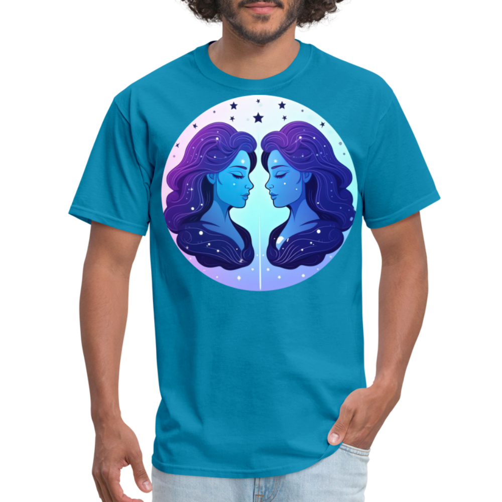 Men's Magic Gemini Classic T-Shirt - turquoise