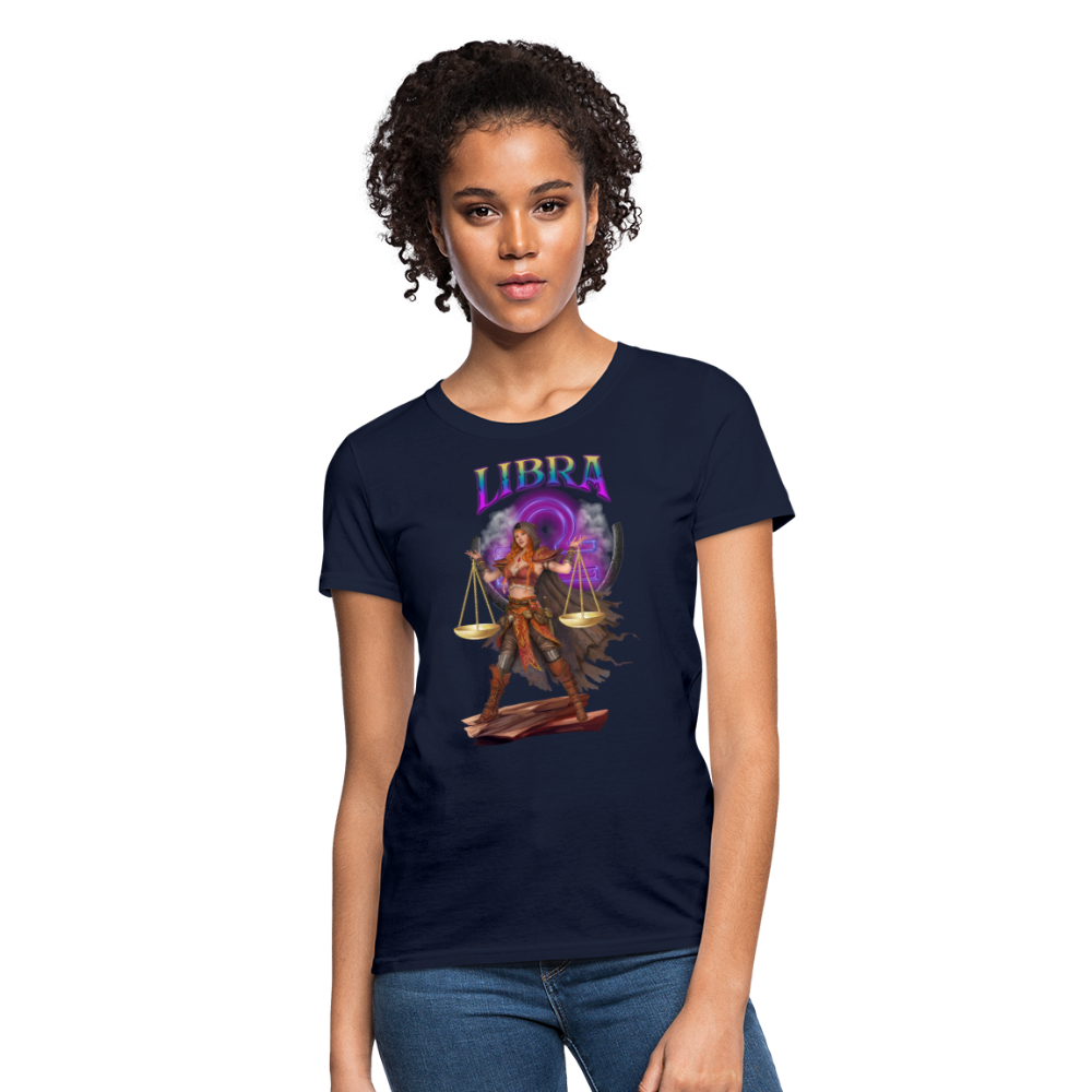 Astral Libra Women's T-Shirt - navy