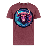 Thumbnail for Men's Mystic Taurus Premium T-Shirt - heather burgundy