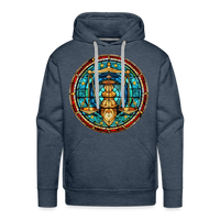 Thumbnail for Men’s Mosaic Libra Premium Hoodie - heather denim