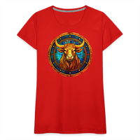 Thumbnail for Women’s Mosaic Taurus Premium T-Shirt - red