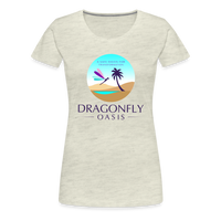 Thumbnail for Women's Dragonfly Oasis V.1 Premium T-Shirt - heather oatmeal