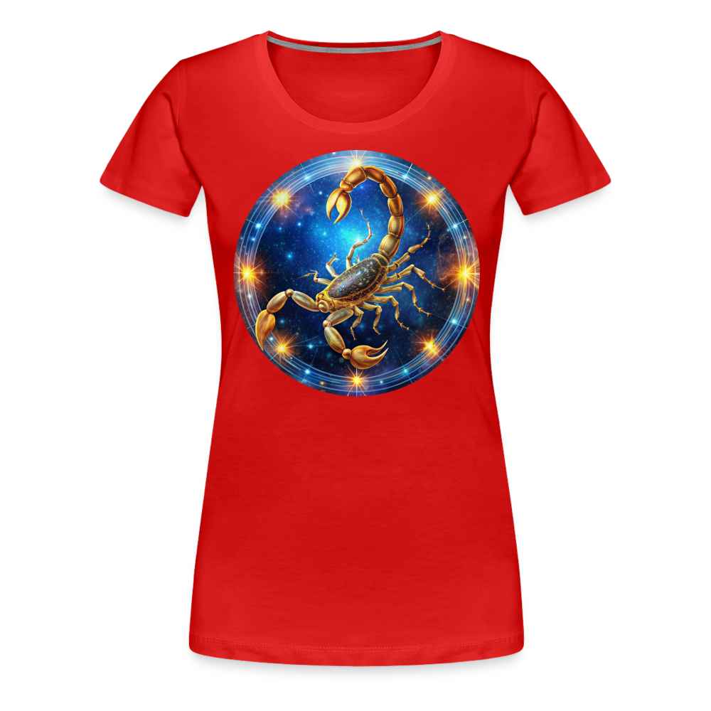 Women’s Mystic Scorpio Premium T-Shirt - red