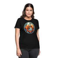 Thumbnail for Women's Symbol Pisces T-Shirt - black