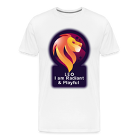 Thumbnail for Men's Glow Leo Premium T-Shirt - white