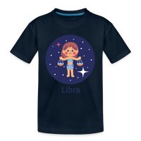 Thumbnail for Kid’s Bluey Libra Premium Organic T-Shirt - deep navy