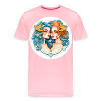 Thumbnail for Men's Symbol Gemini Premium T-Shirt - pink