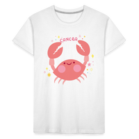 Thumbnail for Kid’s Pinky Cancer Premium Organic T-Shirt - white