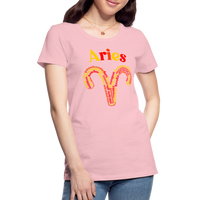 Thumbnail for Women's Power Words Aries Premium T-Shirt - pink