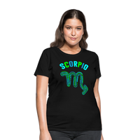 Thumbnail for Women's Power Words Scorpio T-Shirt - black