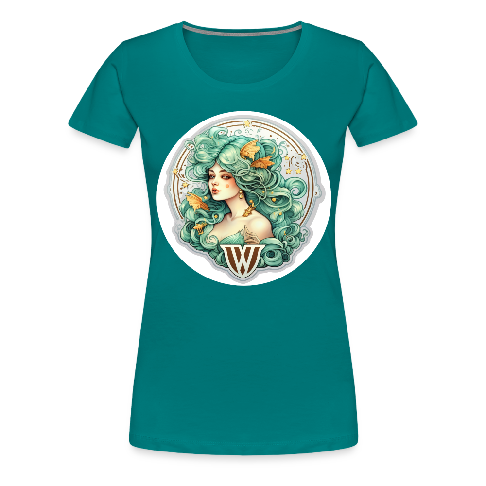 Women’s Symbol Virgo Premium T-Shirt - teal