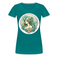 Thumbnail for Women’s Symbol Virgo Premium T-Shirt - teal