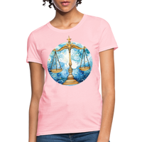 Thumbnail for Women's Mythical Libra T-Shirt - pink