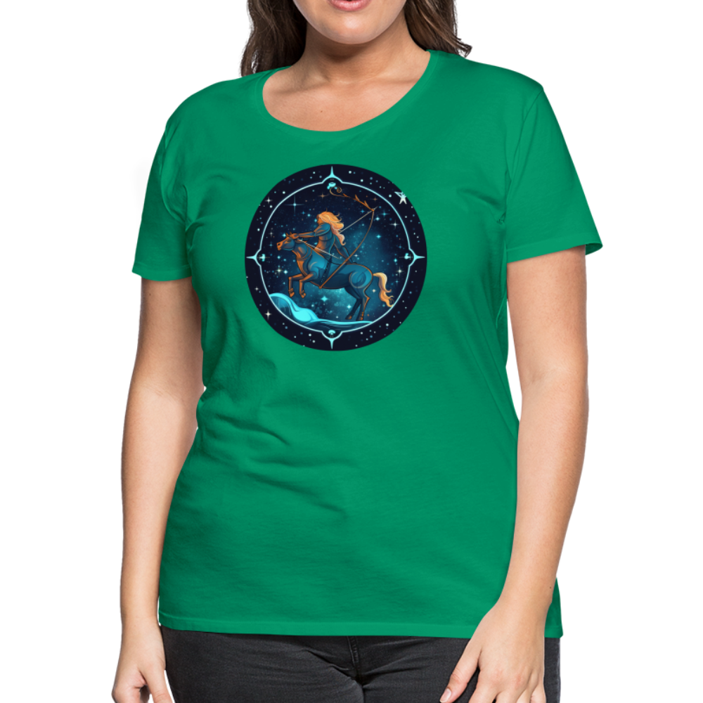 Women’s Magic Sagittarius Premium T-Shirt - kelly green