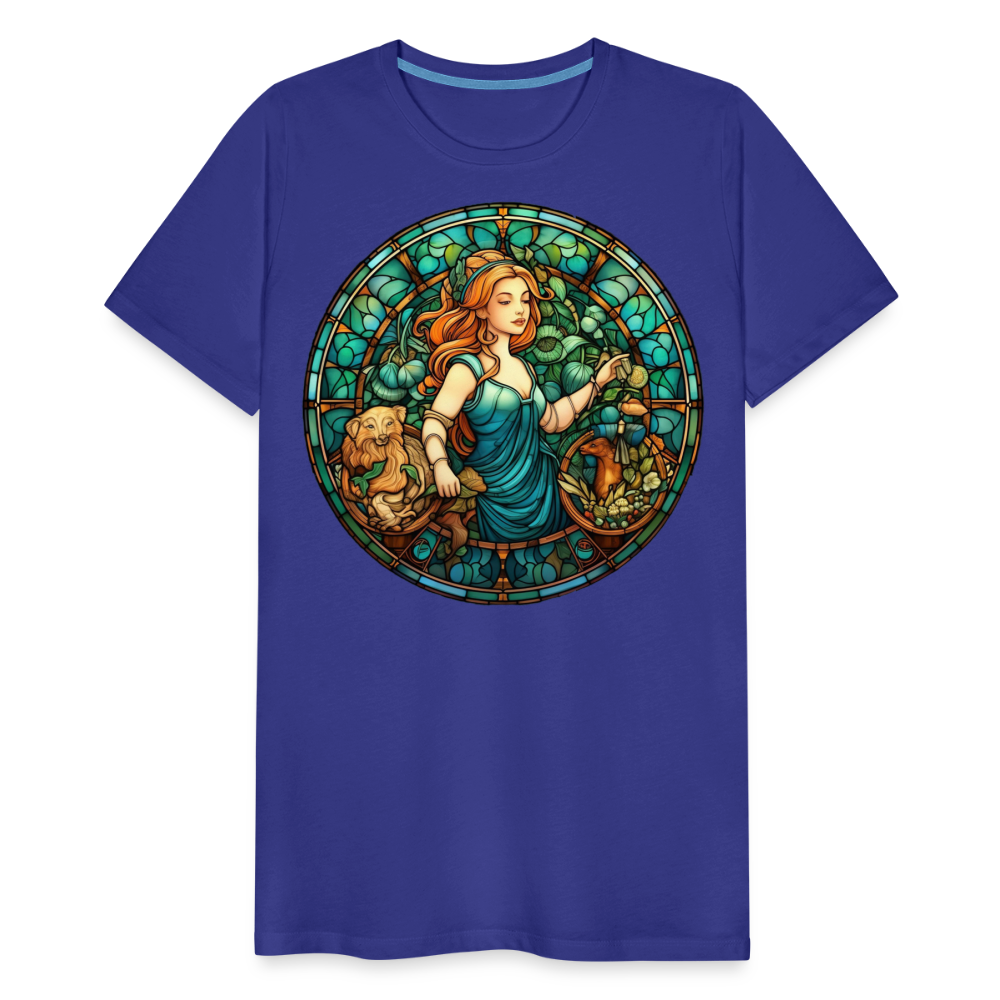 Men's Mosaic Virgo Premium T-Shirt - royal blue