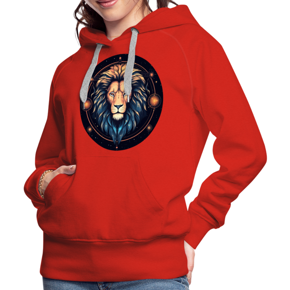 Women’s Magic Leo Premium Hoodie - red