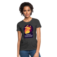 Thumbnail for Women's Glow Taurus T-Shirt - heather black