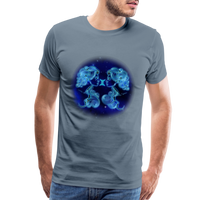 Thumbnail for Men's Gemini Premium T-Shirt - steel blue