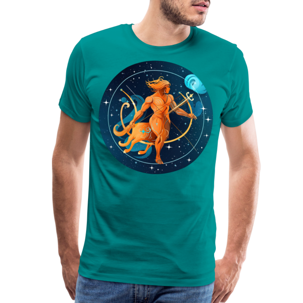 Men's Mythical Sagittarius Premium T-Shirt - teal