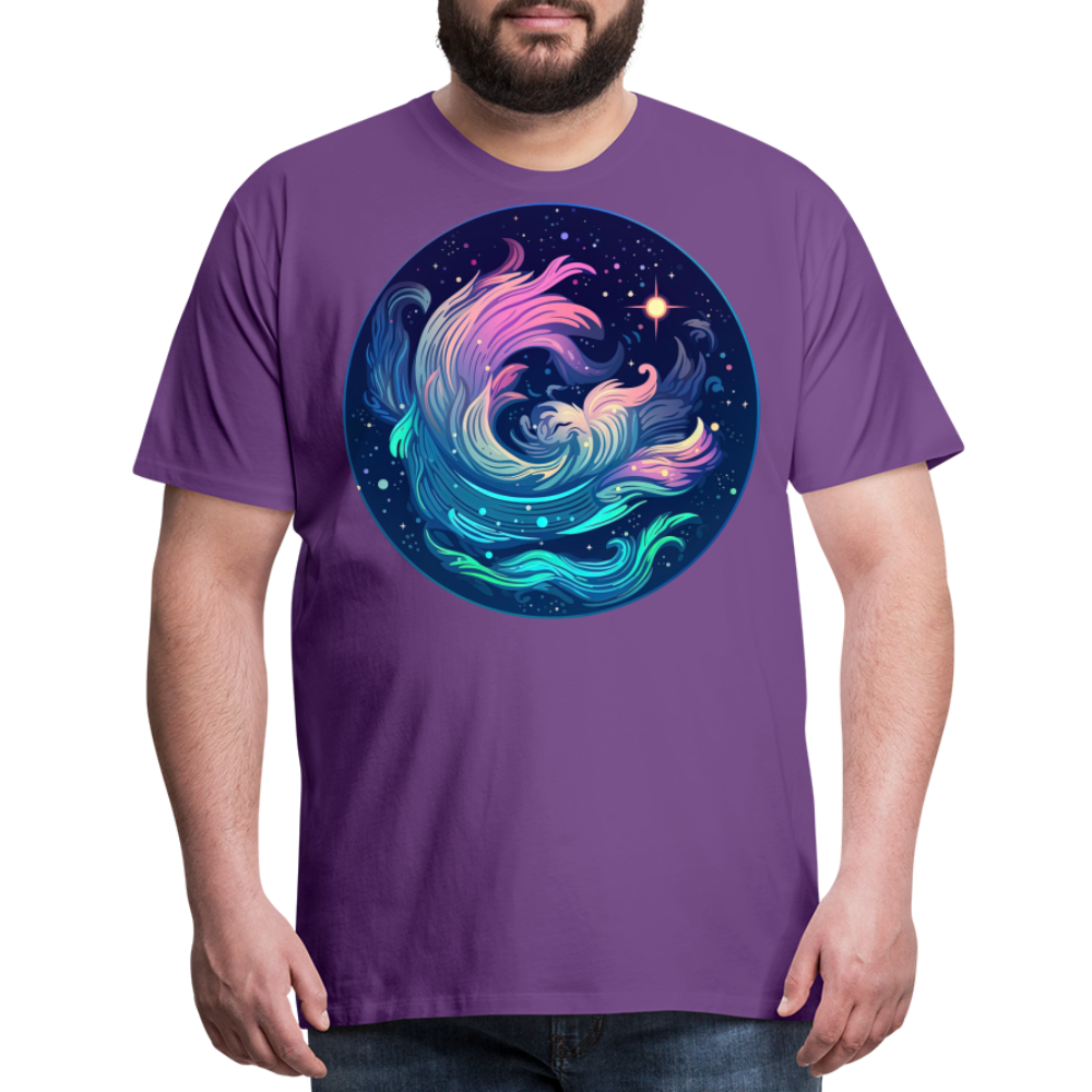 Men's Magic Aquarius Premium T-Shirt - purple