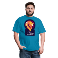 Thumbnail for Men's Glow Leo Classic T-Shirt - turquoise