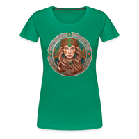 Thumbnail for Women’s Mythical Virgo Premium T-Shirt - kelly green