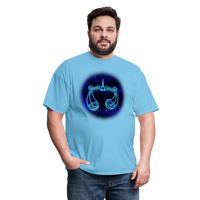 Thumbnail for Men's Stellar Libra Classic T-Shirt - aquatic blue