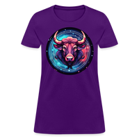 Thumbnail for Women's Mystic Taurus T-Shirt - purple